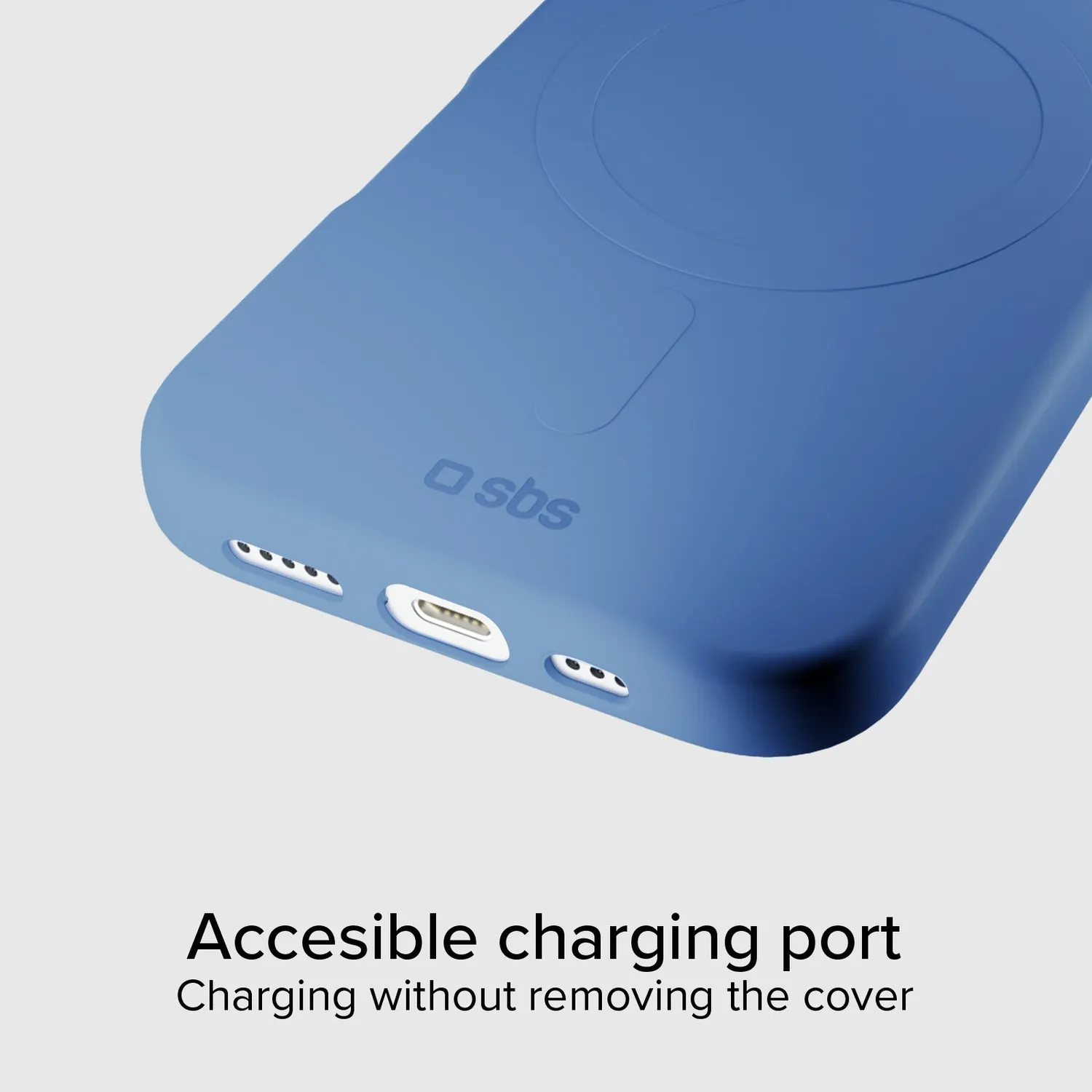SBS Instinct Mag iPhone 16 MagSafe Hülle Schwarz Soft-Touch