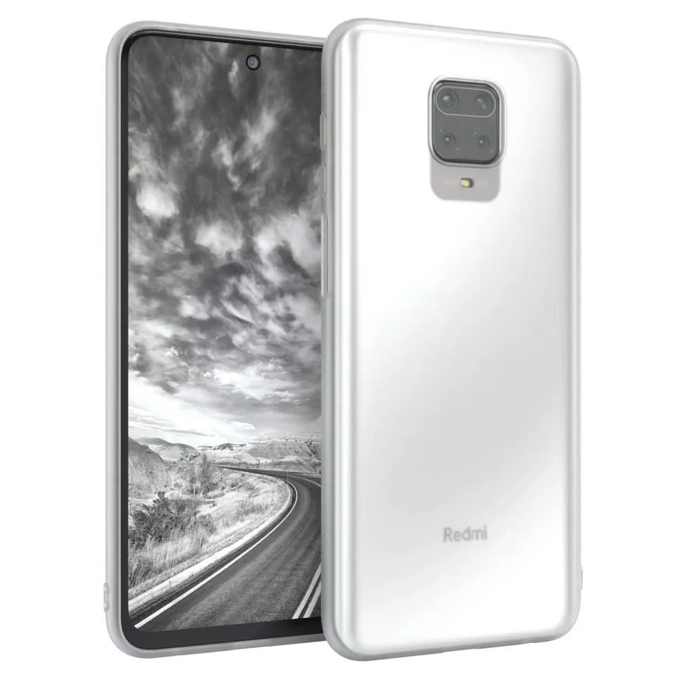 EAZY CASE Redmi Note 9S Silikonhülle Transparent Matt