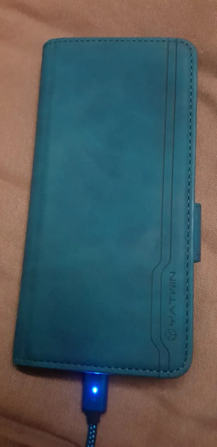 YATWIN Galaxy S9 Plus Handyhülle Schwarz Leder mit Kartenfach
