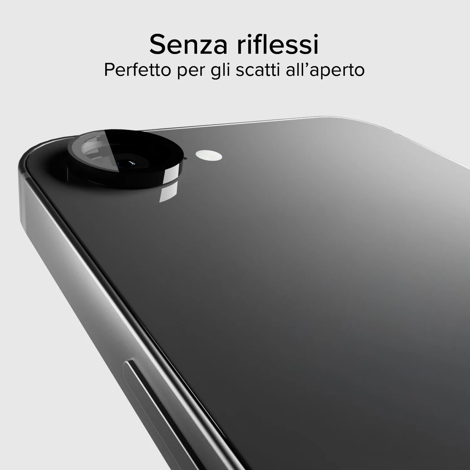 SBS Kameraschutz iPhone 16e/17e Schutzglas schwarz 9H