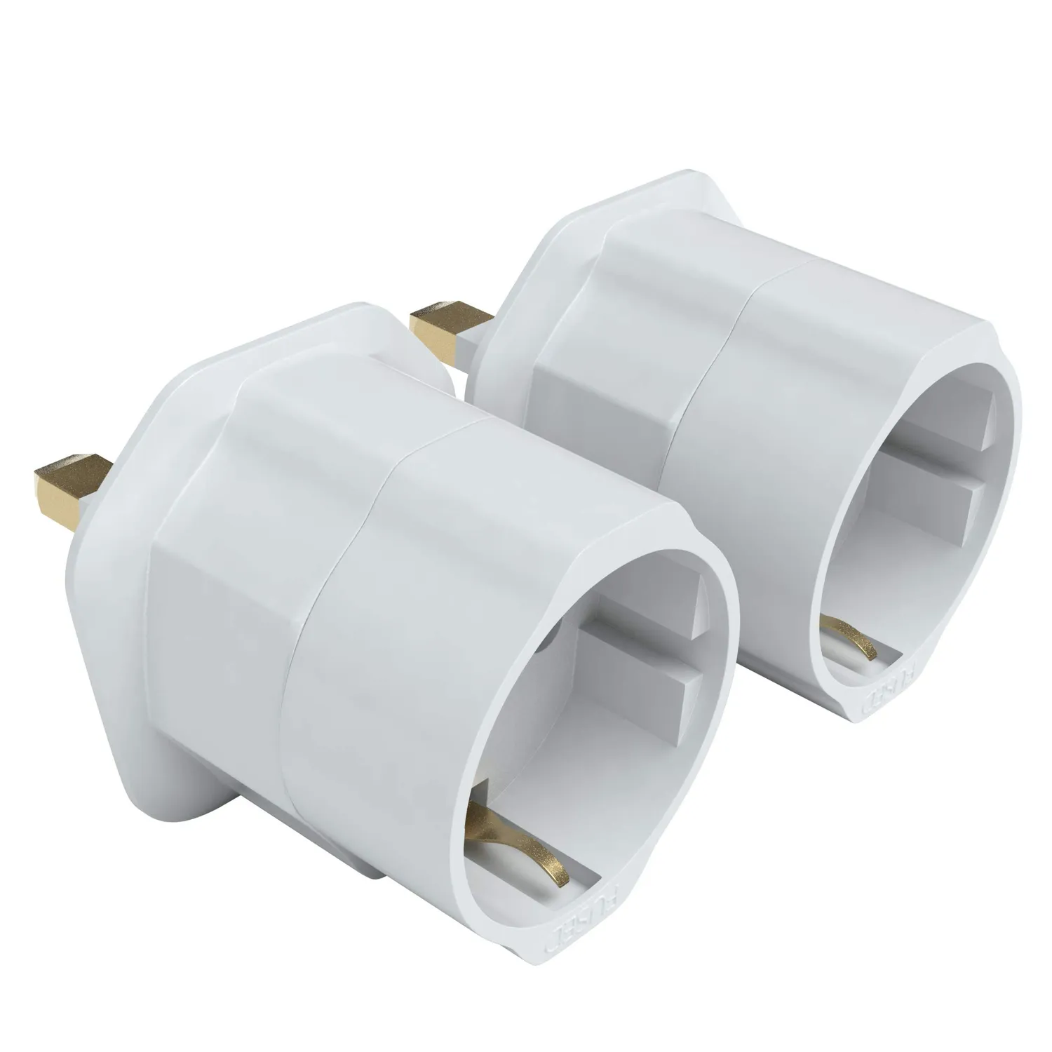 EAZY CASE UK Reiseadapter 2er Set weiß für England