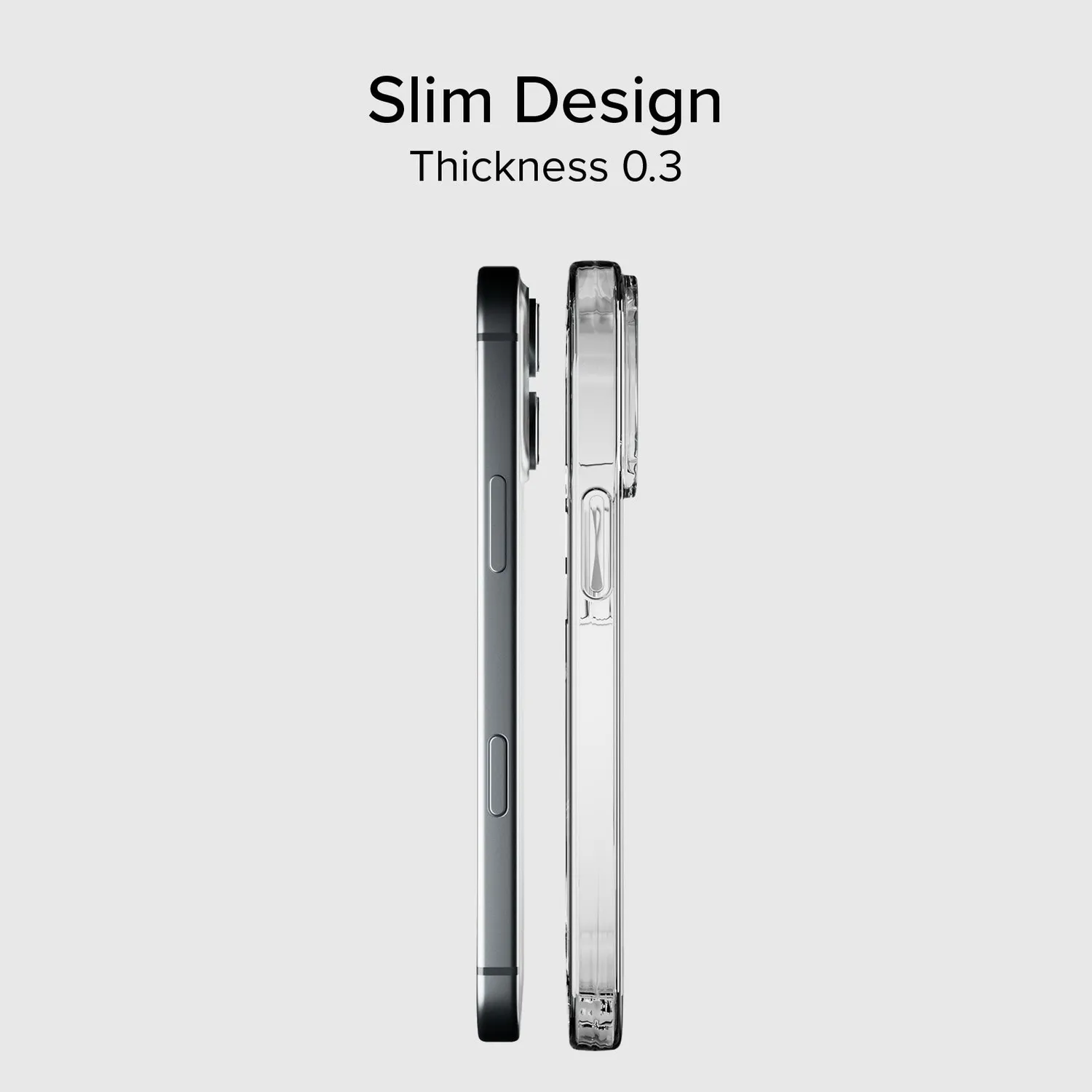 SBS Skinny Handyhülle iPhone 16 Plus transparent