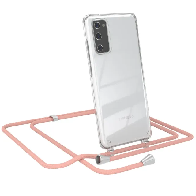 EAZY CASE Galaxy S20 FE Handykette Alt Rosa Silikon