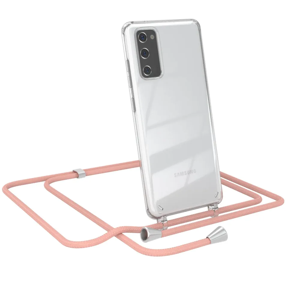EAZY CASE Galaxy S20 FE Handykette Alt Rosa Silikon