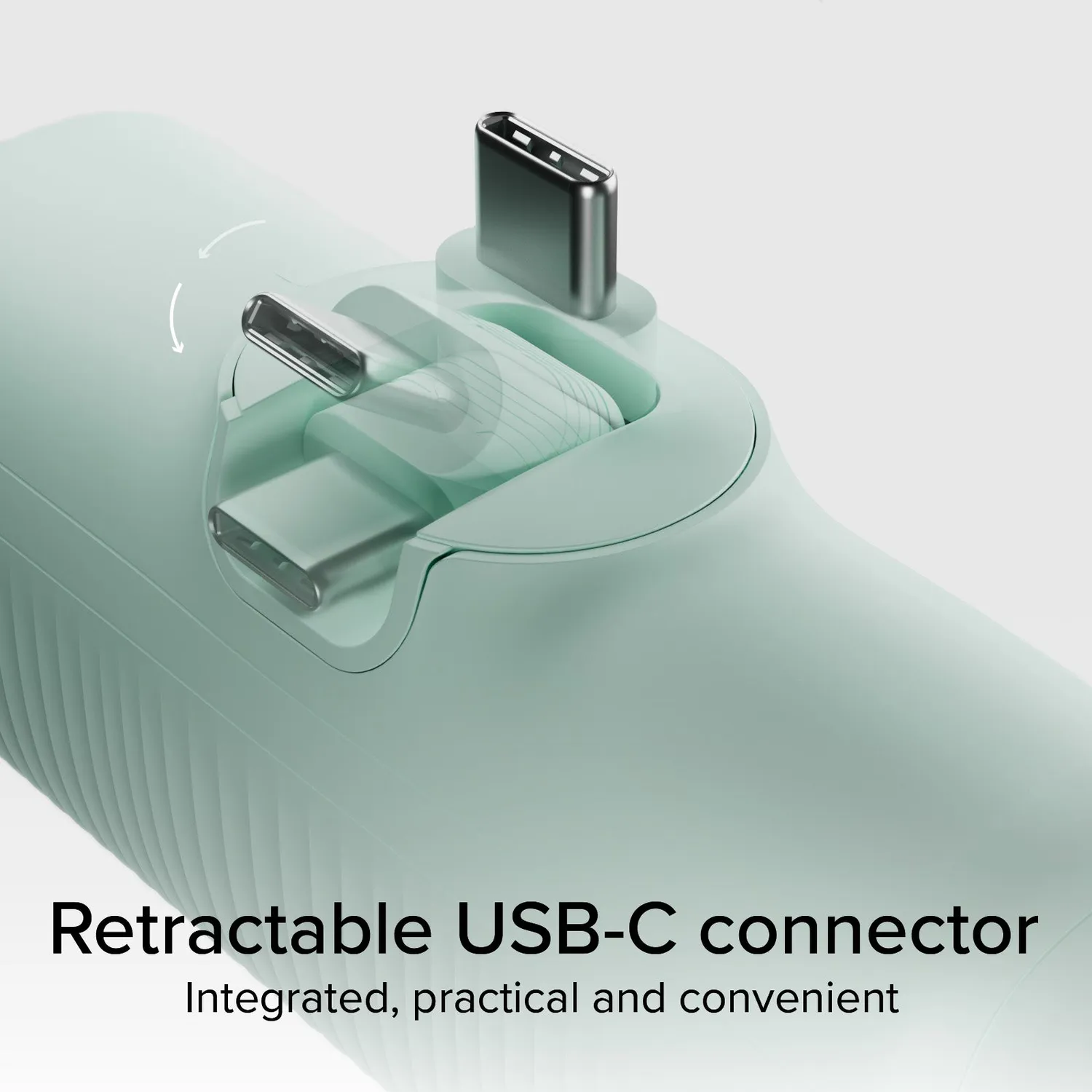 SBS EcoPower Powerbank 5000mAh USB-C Grün-Türkis 10W