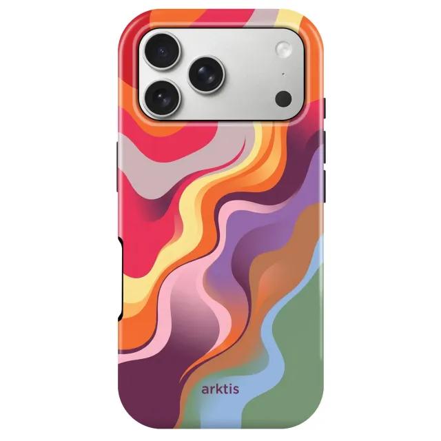 arktis Happy Life iPhone 17 Pro Hülle MagSafe Print