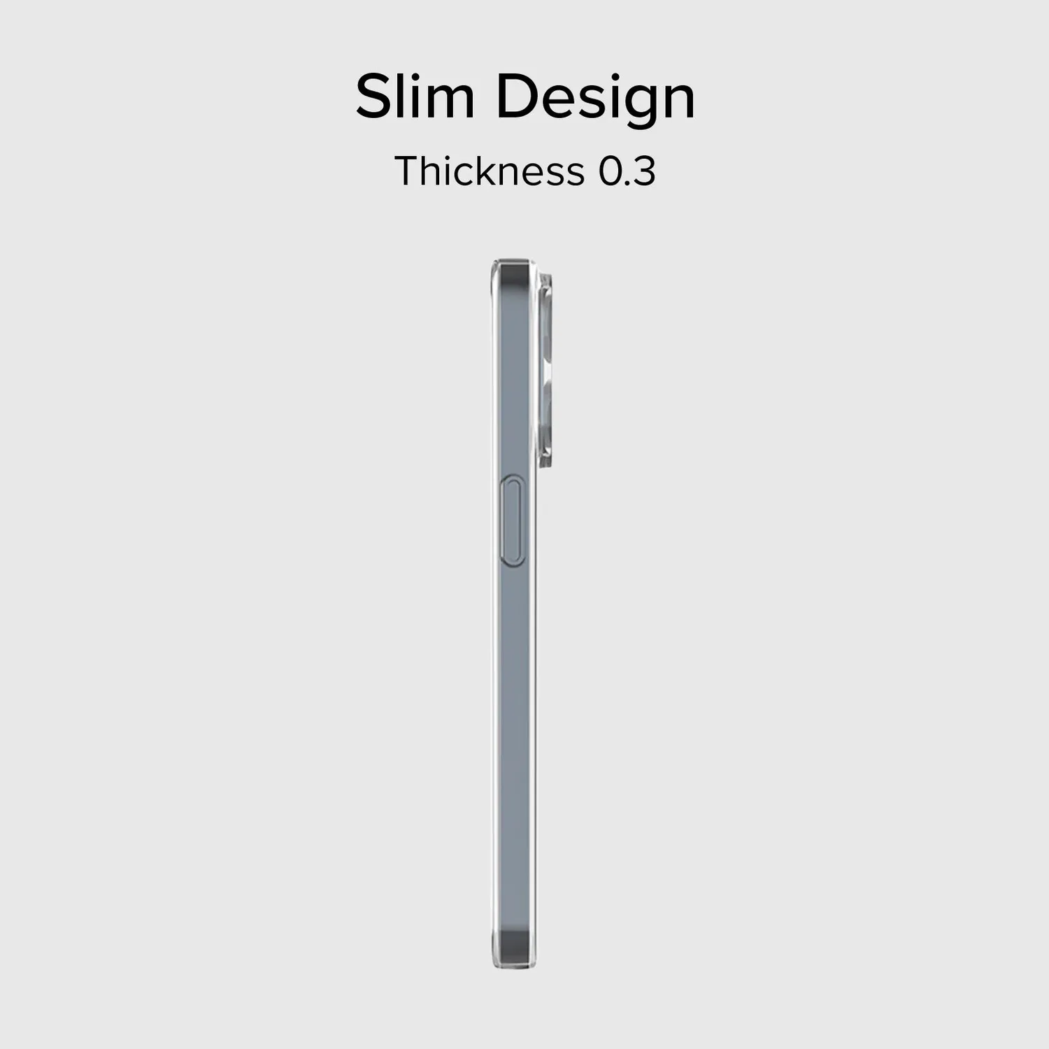SBS Skinny iPhone 15 Pro Max Handyhülle transparent dünn