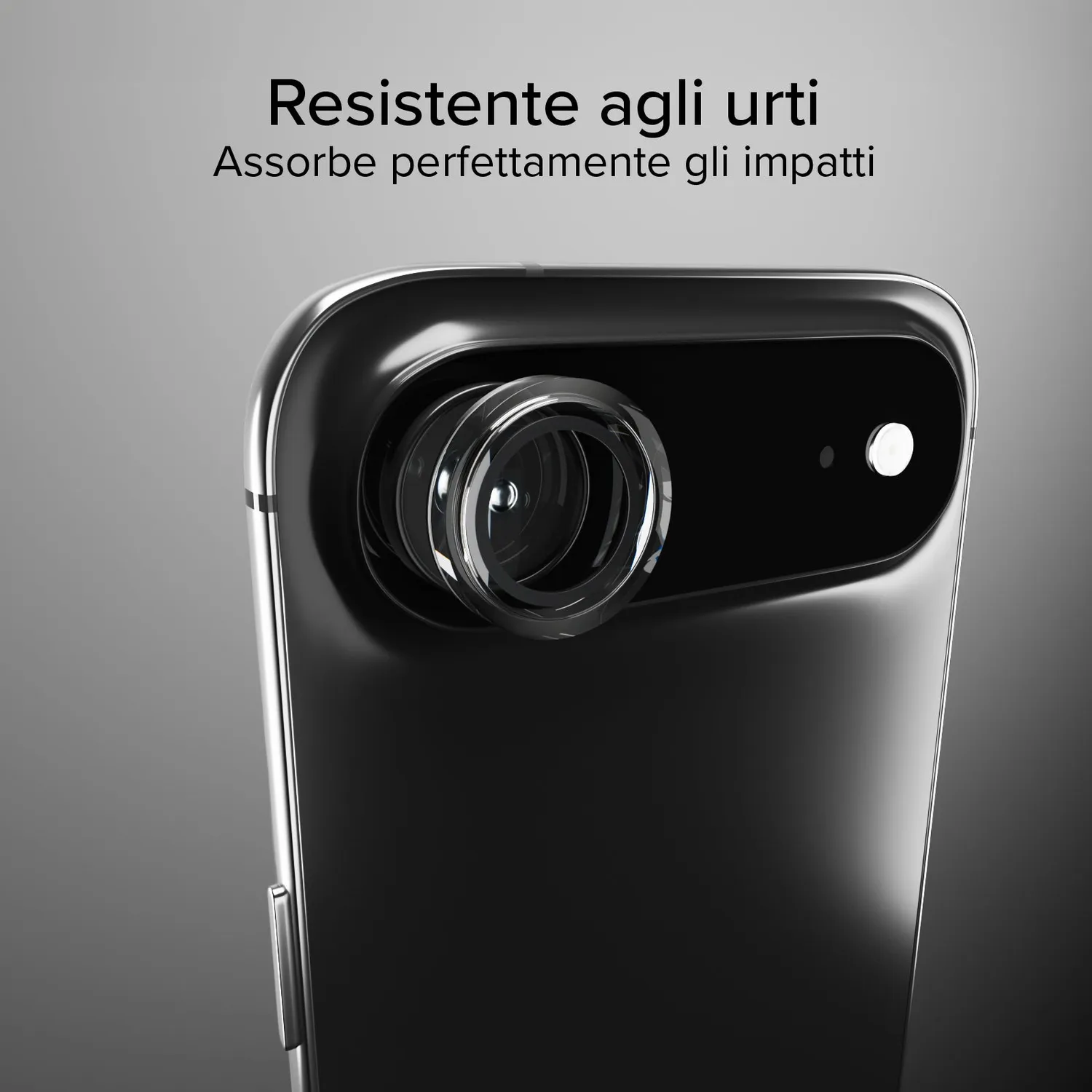 SBS D3O Kameraschutz Glas iPhone Air schwarz stoßfest