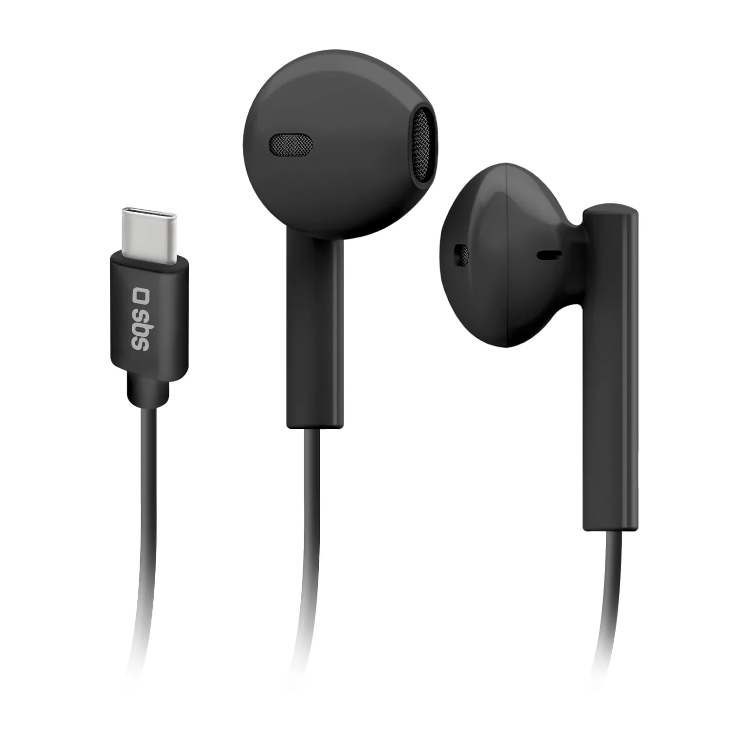 SBS Studio Mix 65c USB-C Kopfhörer schwarz semi in-ear