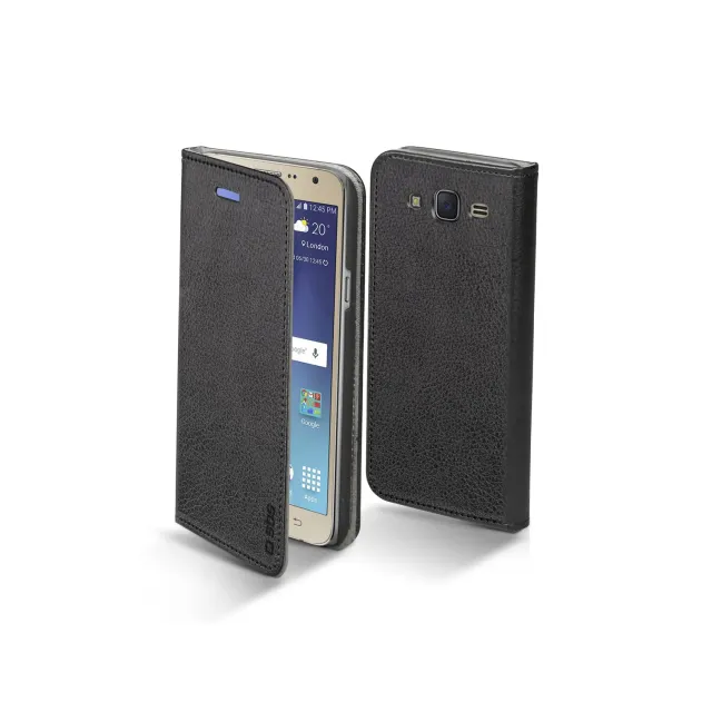 SBS Book Samsung Galaxy J7 2016 Hülle Schwarz Magnetverschluss