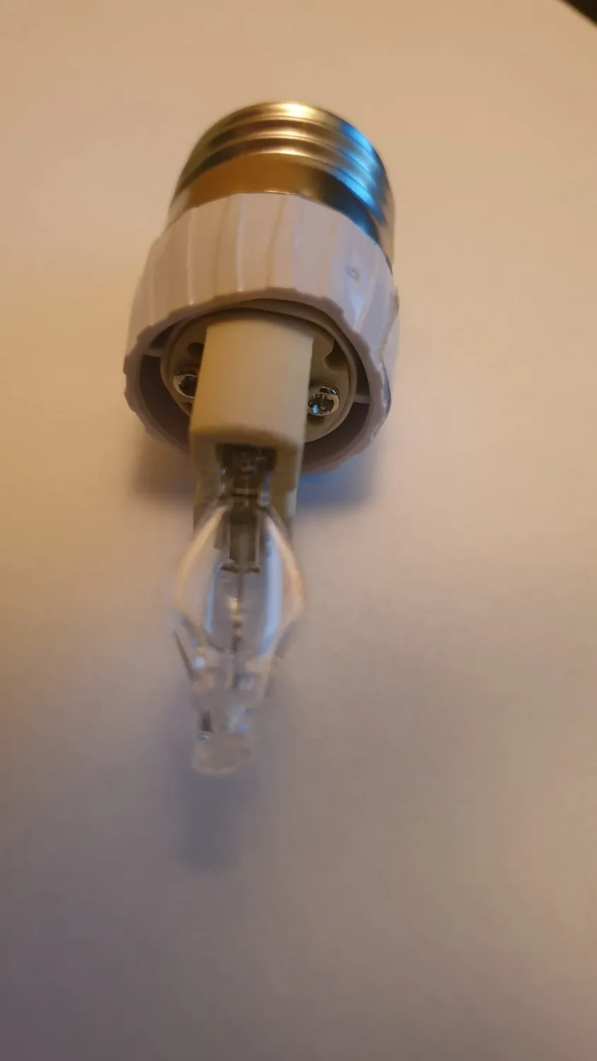 EAZY CASE E27 auf G9 Lampensockel Adapter Weiß 4er