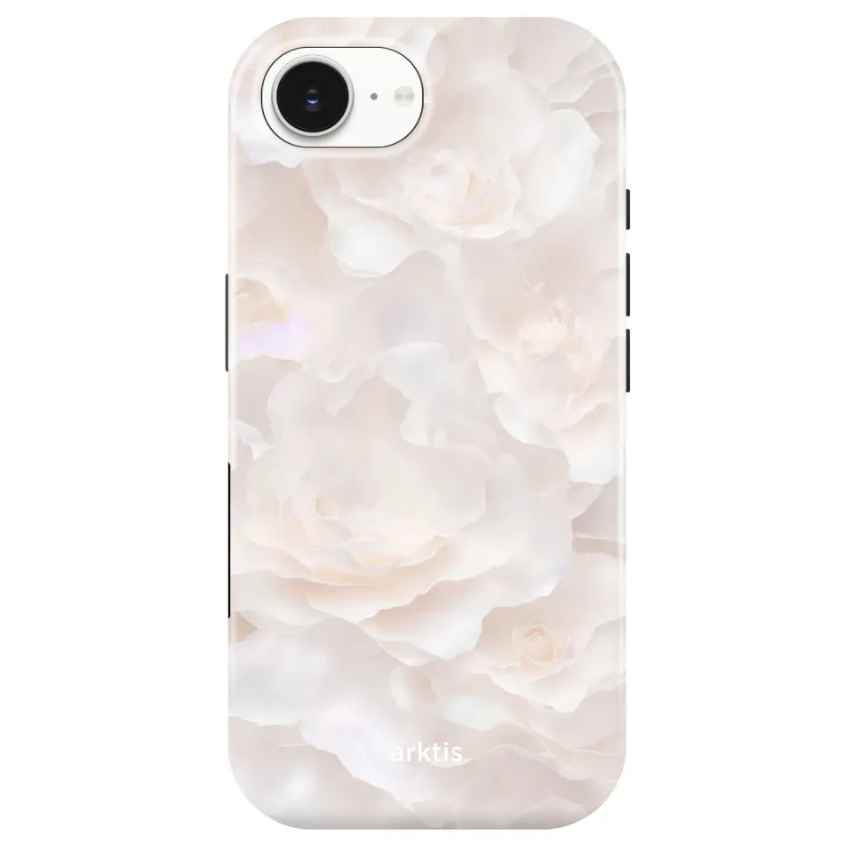 arktis iPhone 17e Hülle Marble Flower MagSafe
