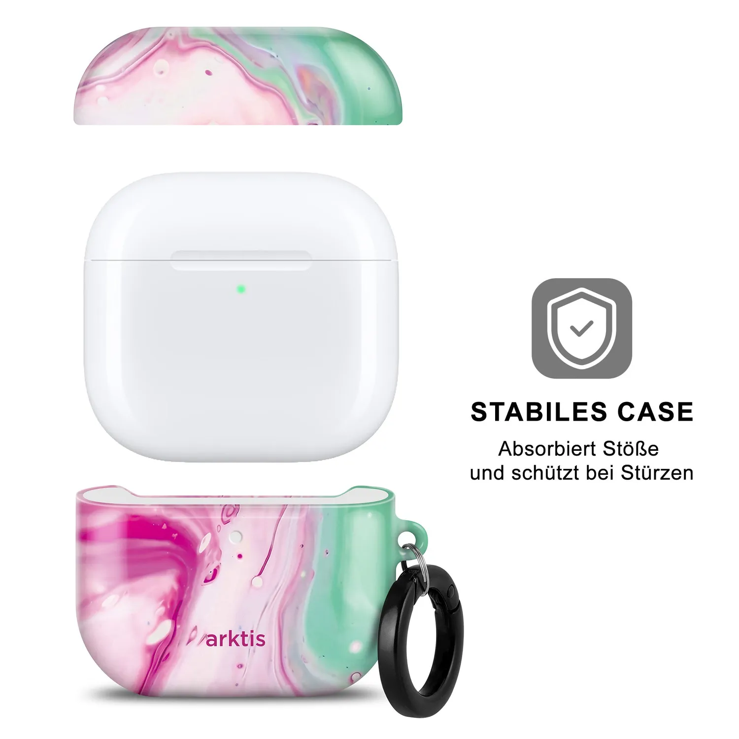 arktis AirPods 5 Hülle Neo Marble Case mit Print