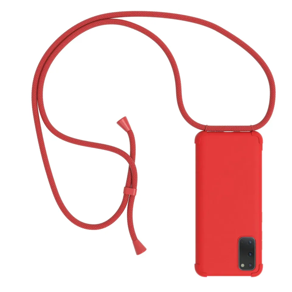 EAZY CASE Classic Galaxy S20 Handykette Rot mit Band