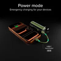 SBS Wild Gear 5000 mAh Powerbank LED-Lampe USB-C
