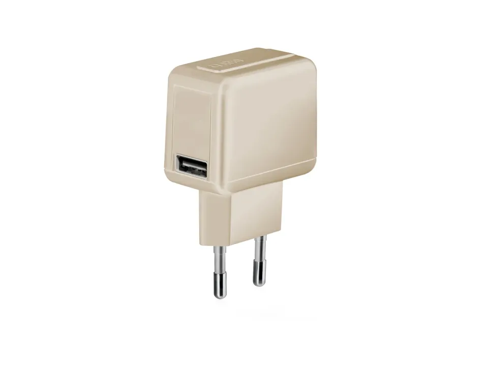 SBS Gold Collection Reise-Ladegerät USB 1A gold