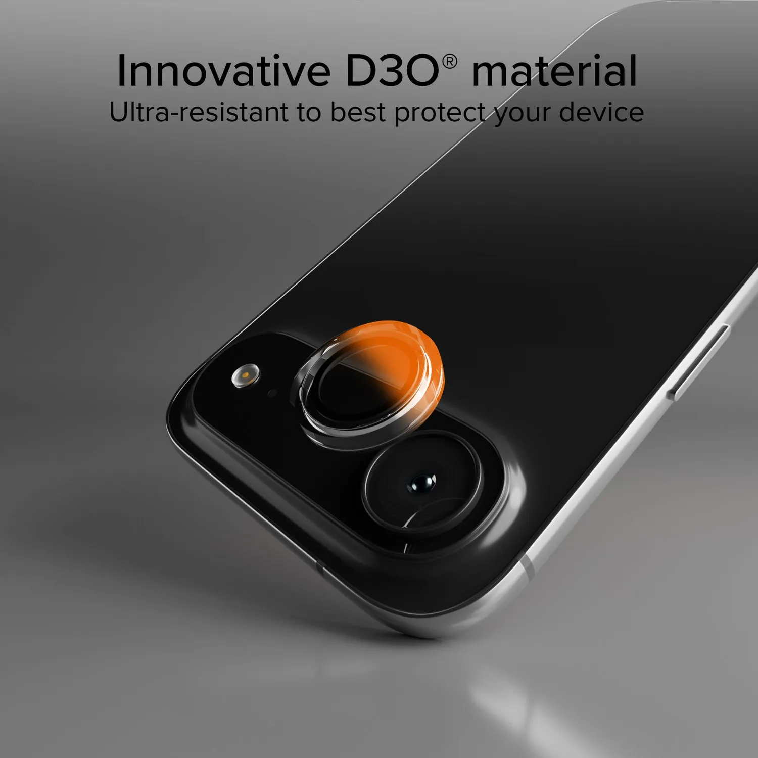 SBS D3O Kameraschutz Glas iPhone Air schwarz stoßfest