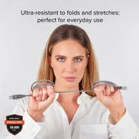 SBS USB auf USB-C Kabel 1,5m Aramid Ladekabel