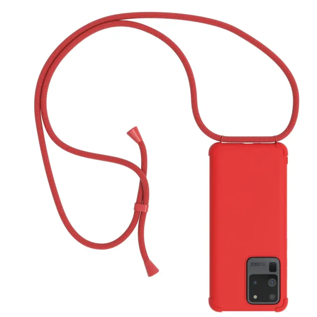 EAZY CASE Galaxy S20 Ultra Handykette Hülle Band Rot