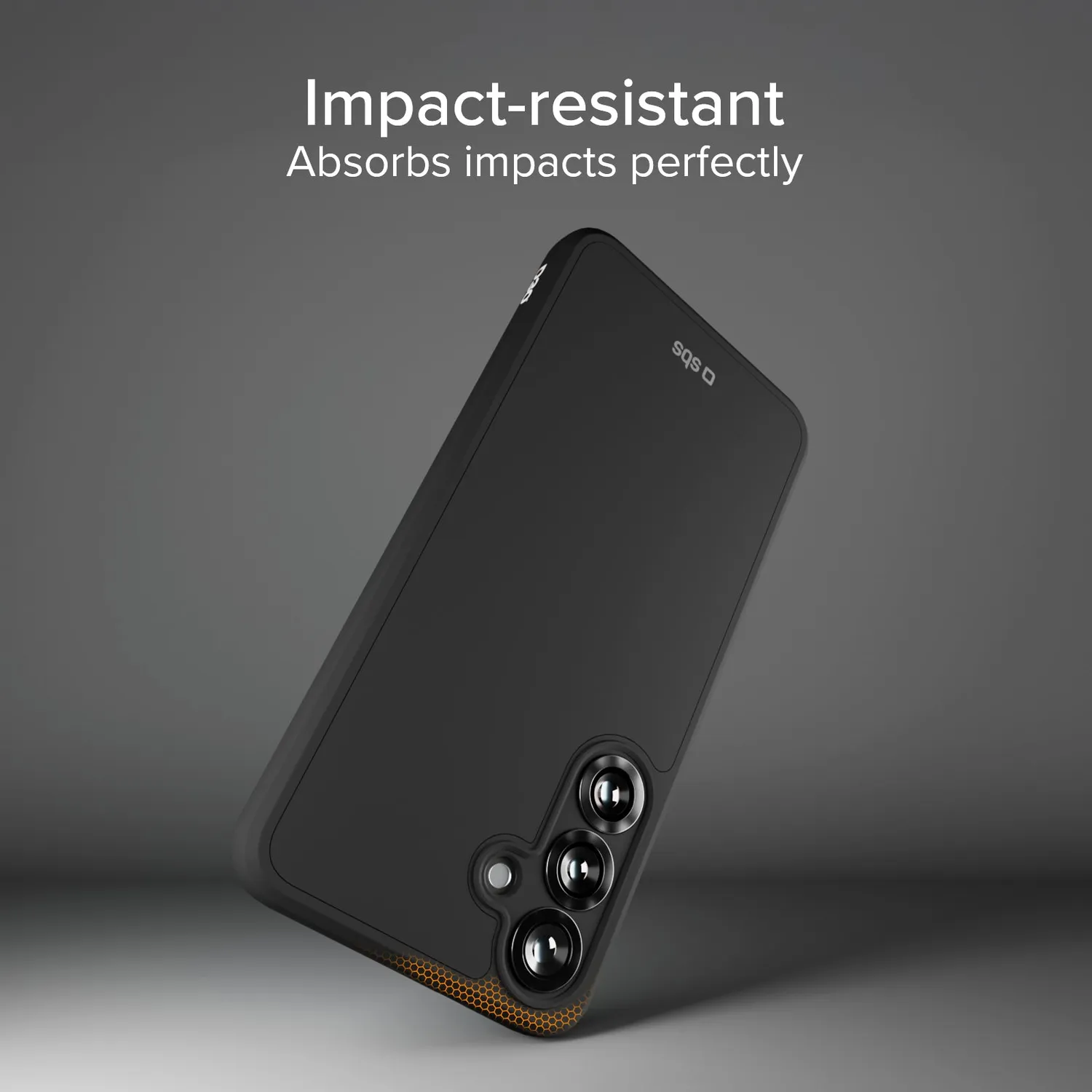 SBS D3O Handyhülle Samsung Galaxy S25 schwarz stosssicher