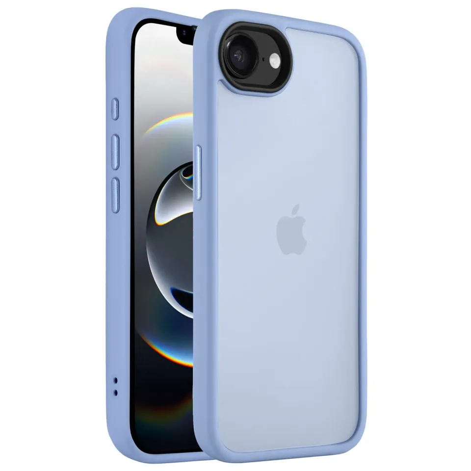 arktis Solid iPhone 17e Hülle Pastellblau matt