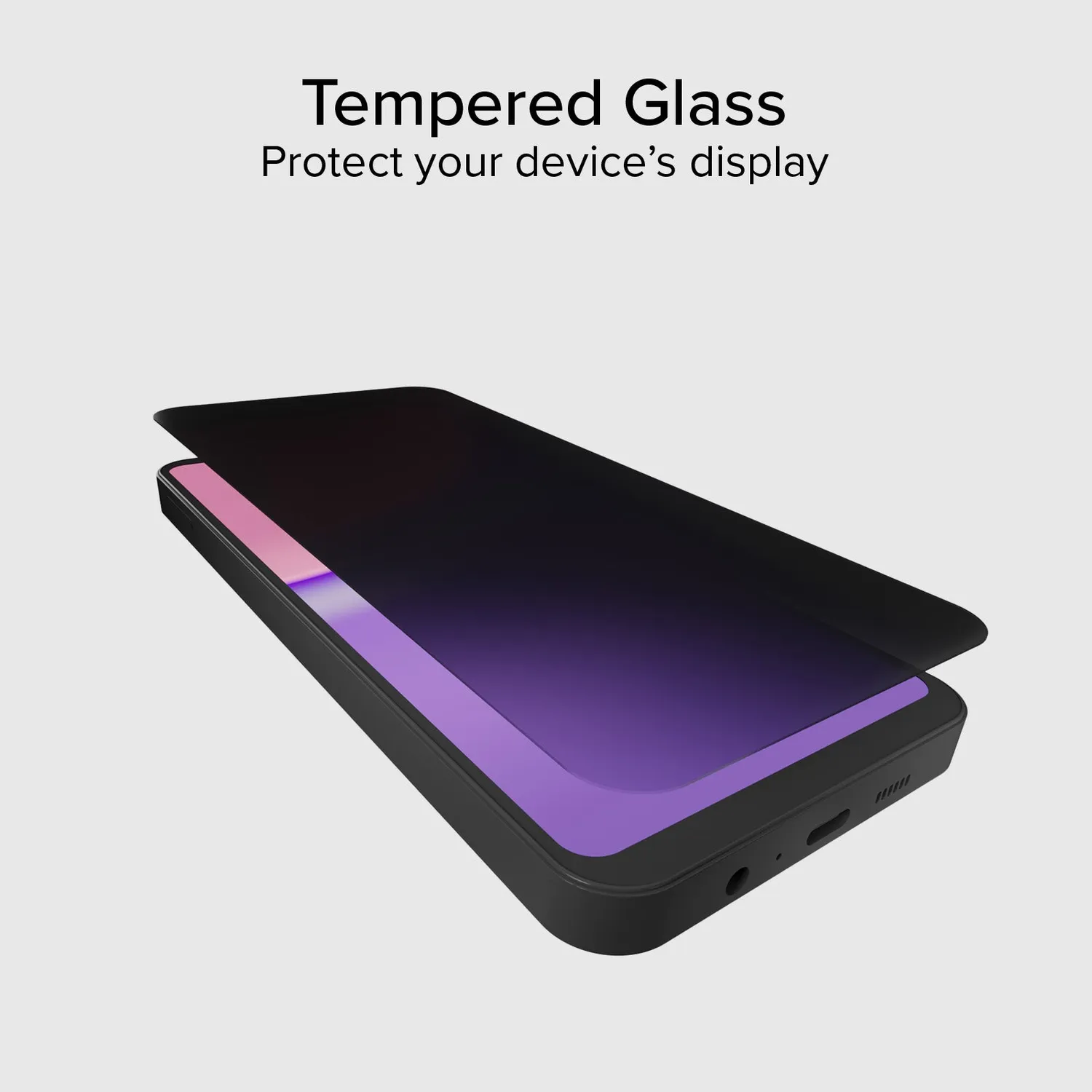 SBS Full Cover Privacy Displayschutz Galaxy A15 transparent Blickschutz