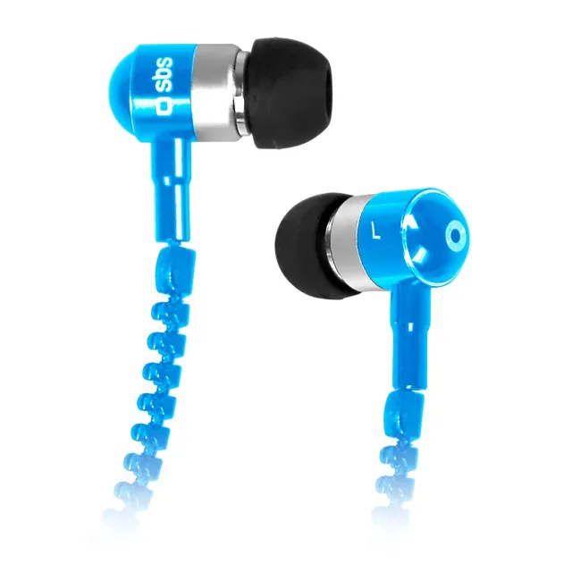 SBS Zip Stereo Kopfhörer 3,5 mm mit Mikro schwarz