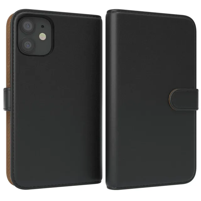 EAZY CASE iPhone 12 Mini Klapphülle Schwarz