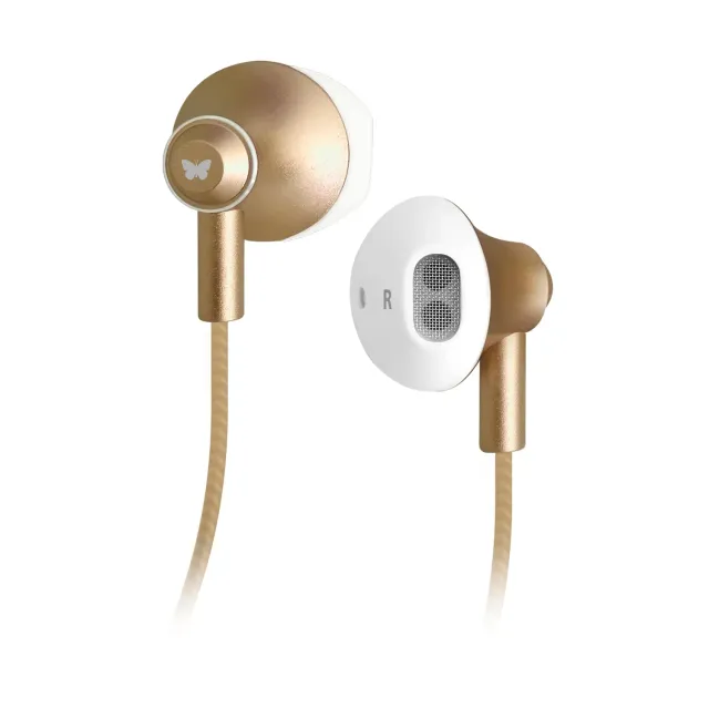 SBS Shiny Kabel-Kopfhörer Stereo Gold 3,5mm