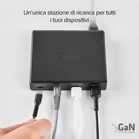 SBS GaN Station 4-Port USB-A USB-C Ladegerät 75W