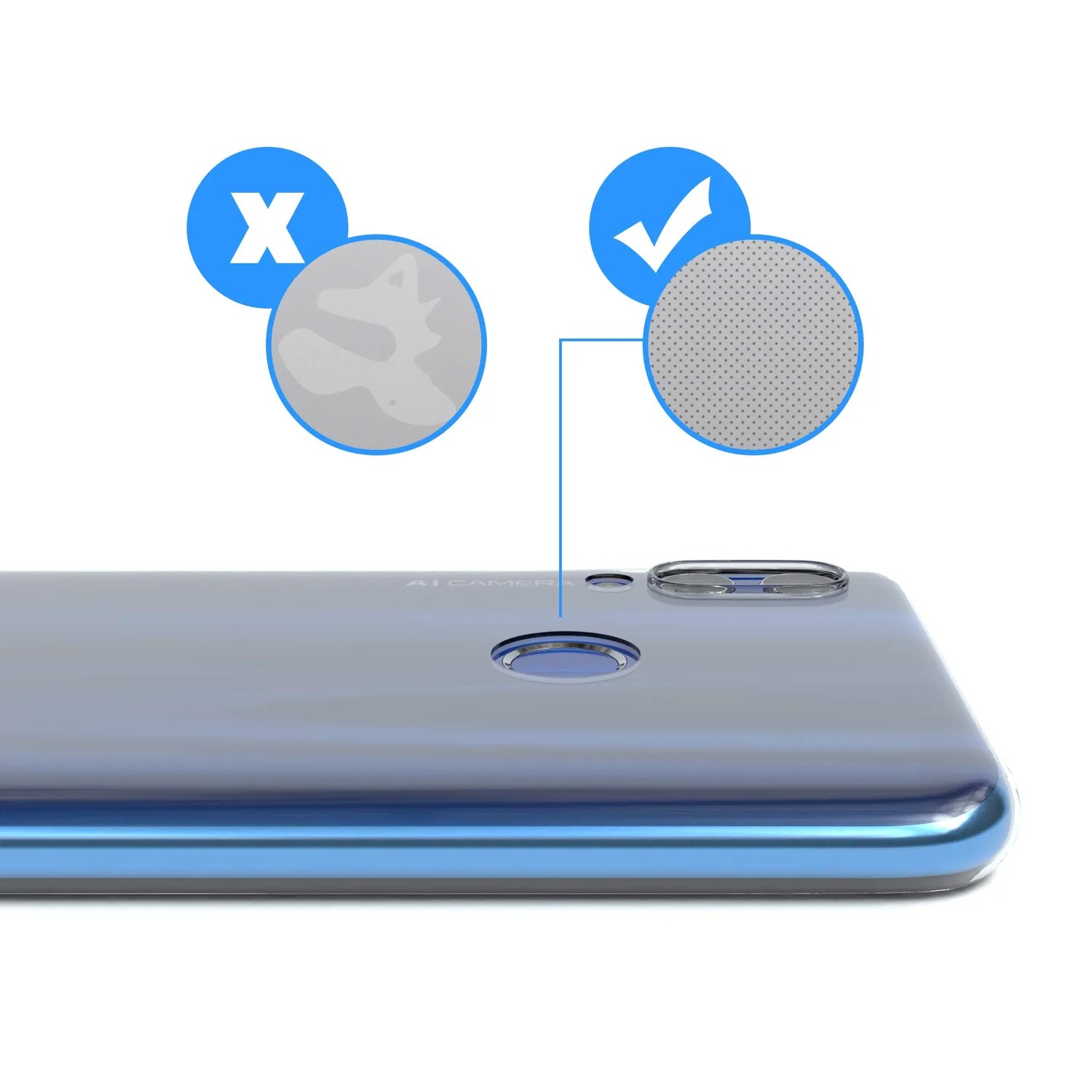 EAZY CASE Honor 10 Lite Handyhülle transparent ultradünn