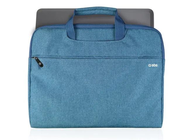 SBS Tablet Notebook Tasche 13 Zoll Blau Nylon wasserfest