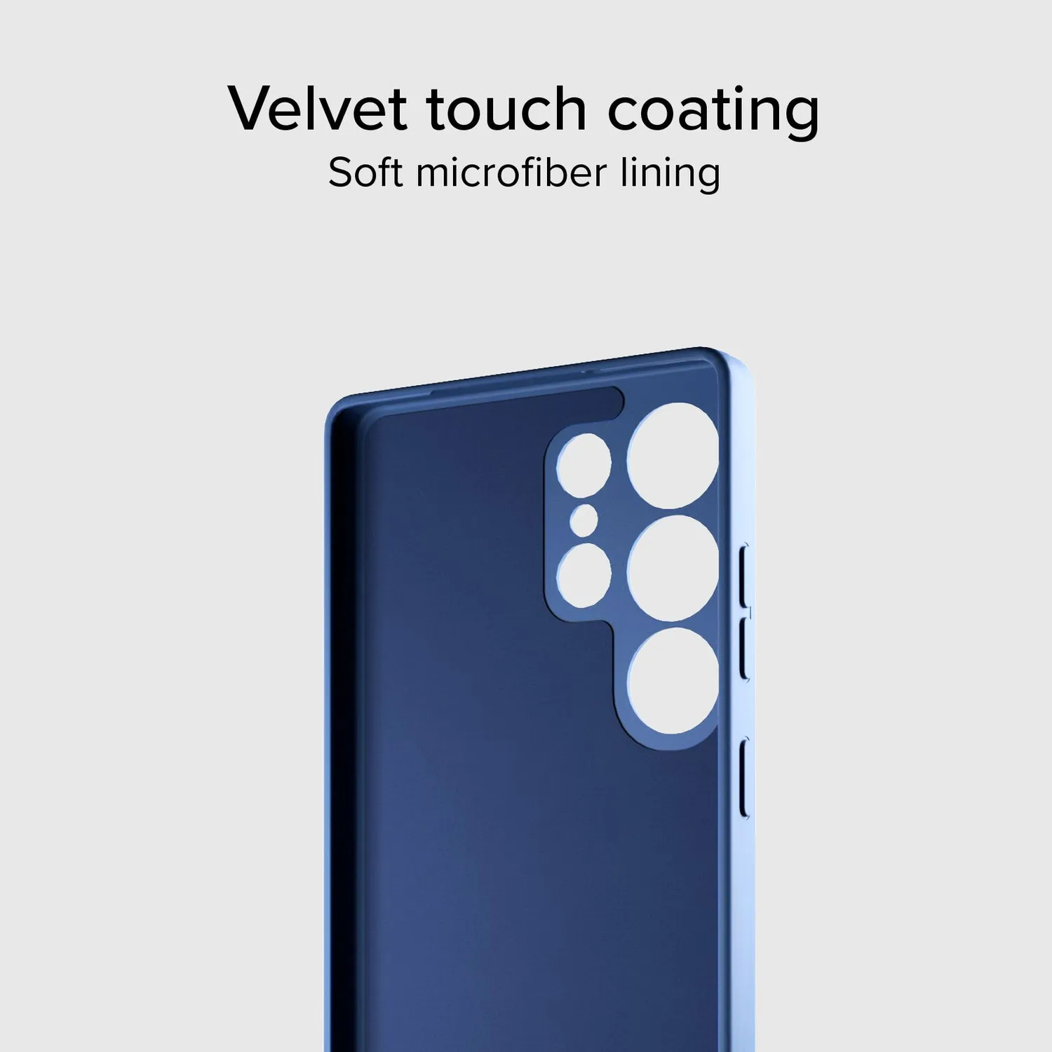 SBS Instinct Samsung Galaxy S25 Ultra Hülle Blau Mikrofaser innen