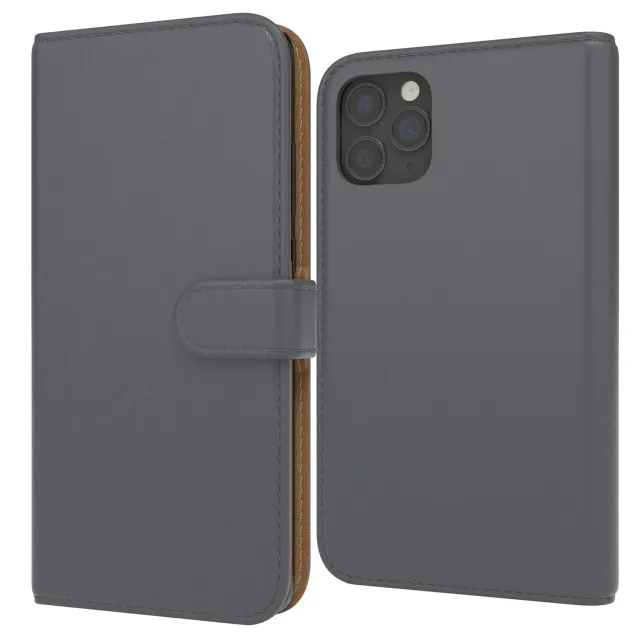 EAZY CASE iPhone 11 Pro Book Handyhülle Anthrazit Klapp