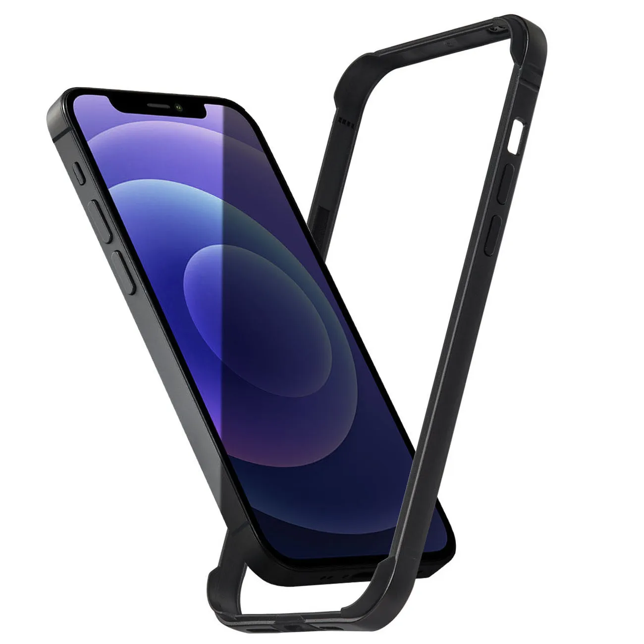 arktis AirZERO iPhone 13 mini Bumper Alu schwarz