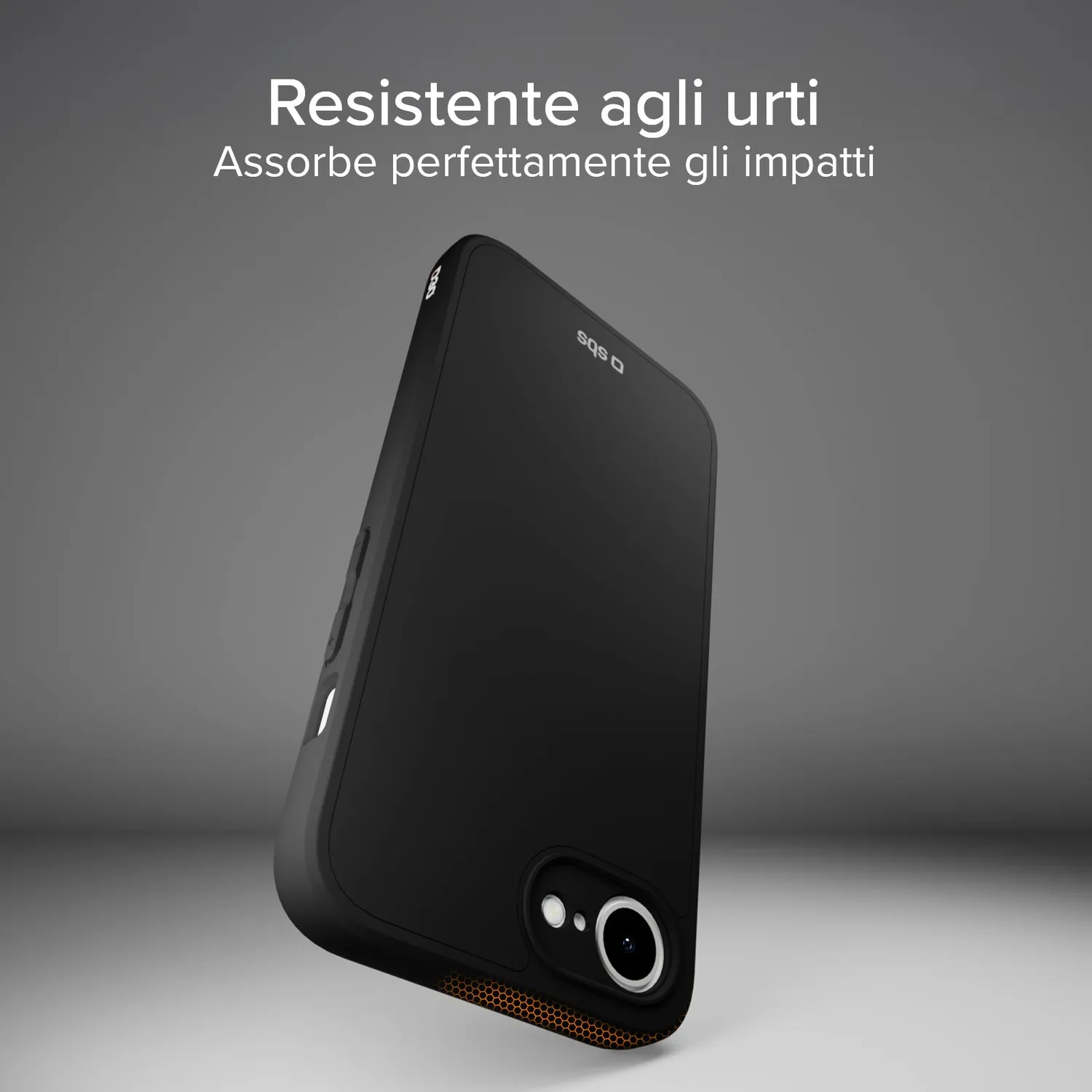 SBS D3O Handyhülle iPhone 16e Schwarz stoßfest