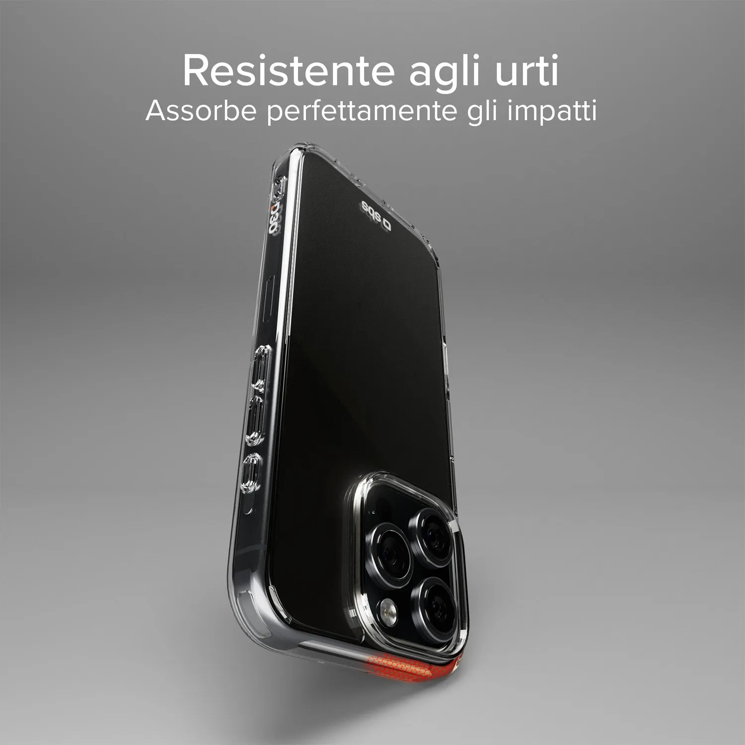 SBS D3O iPhone 16 Pro Max Hülle transparent