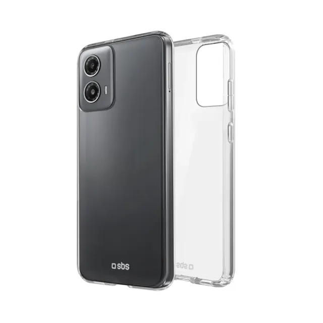 SBS Skinny Moto G34 Hülle transparent flexibel