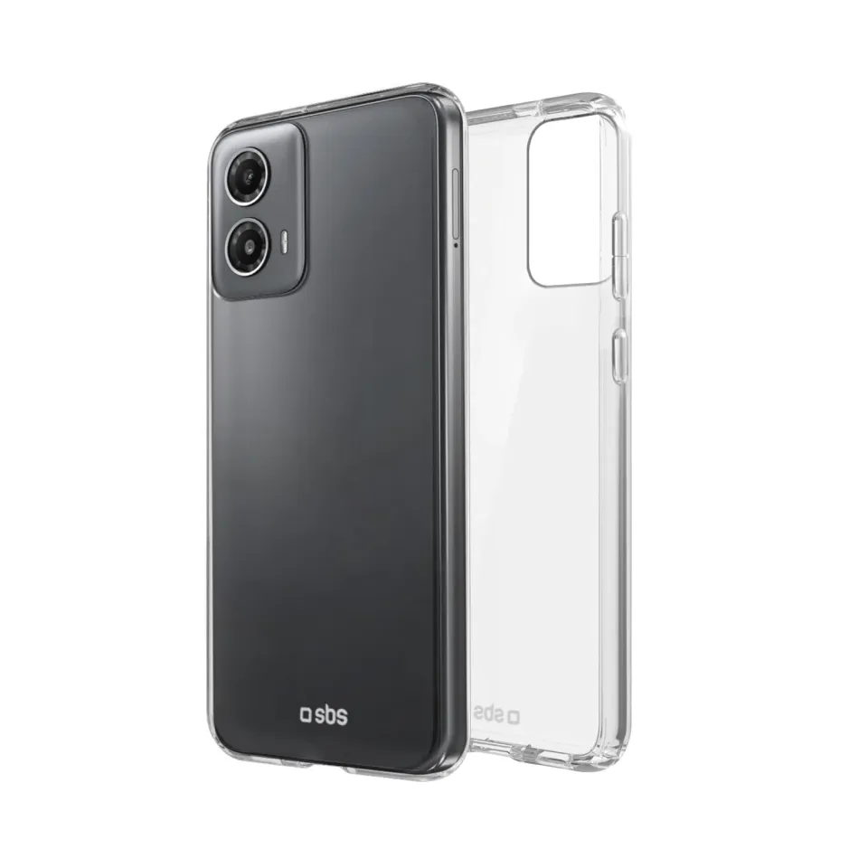 SBS Skinny Moto G34 Hülle transparent flexibel
