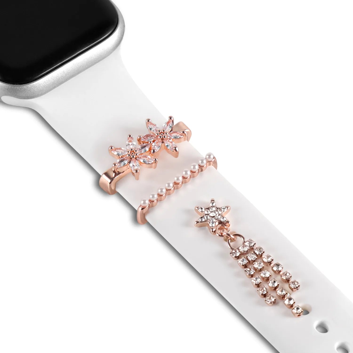 arktisband Edelweiß Apple Watch Charm Silberschmuck
