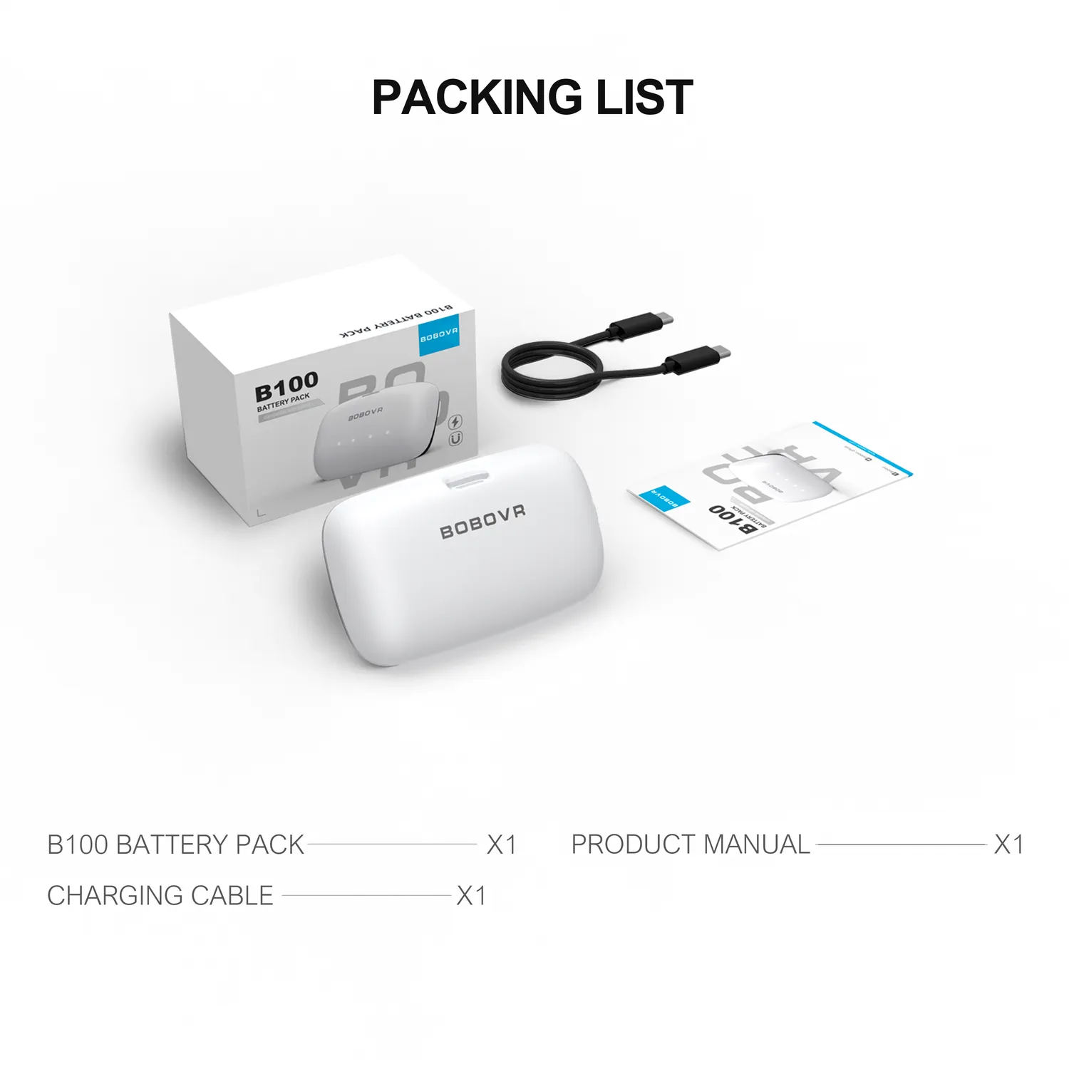 BOBOVR B100 Akku-Pack 10000mAh S3 Pro E3 Pro