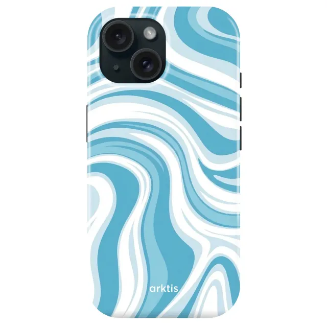 arktis iPhone 15 Hülle Blue Lagoon MagSafe Case
