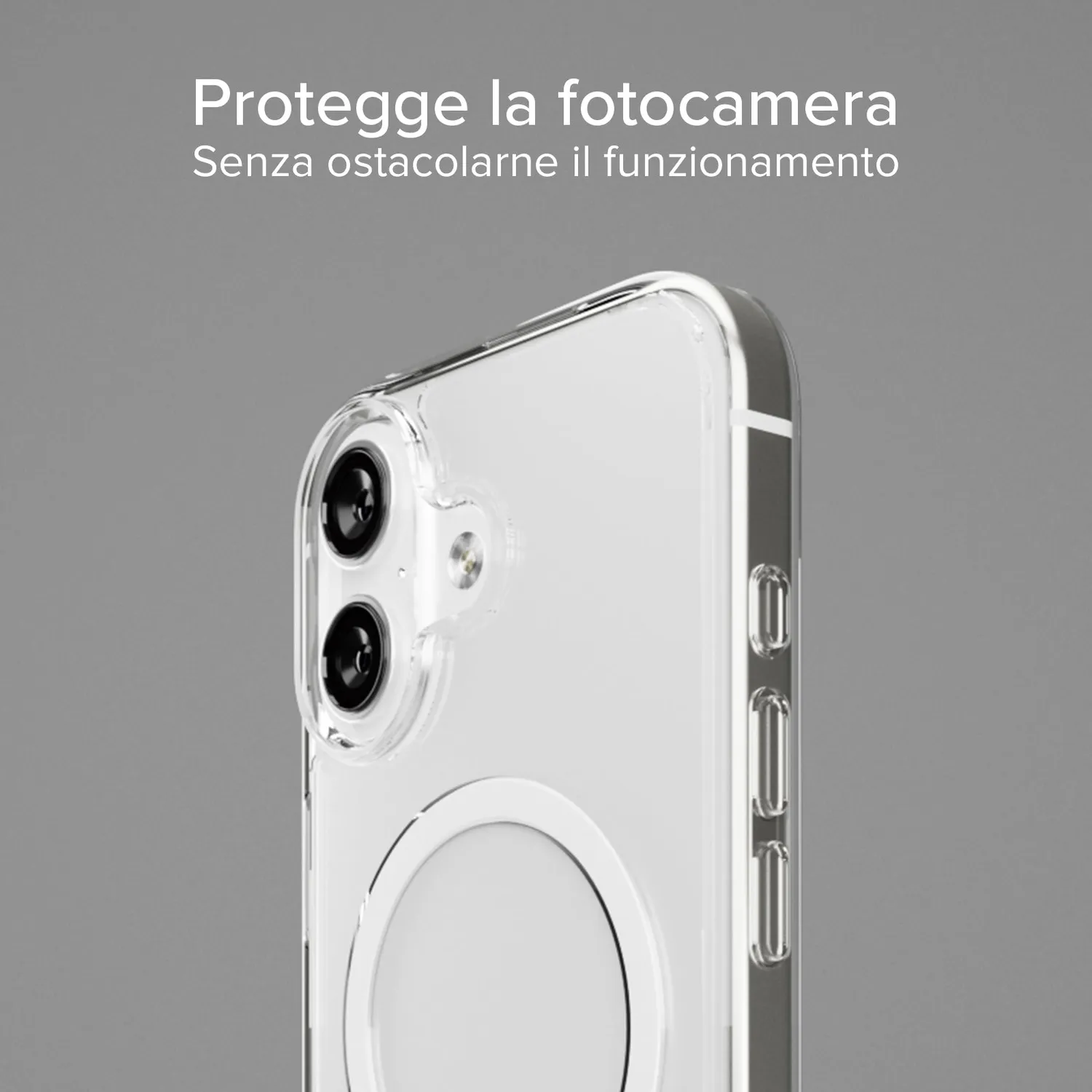 SBS D3O iPhone 17 Handyhülle transparent MagSafe