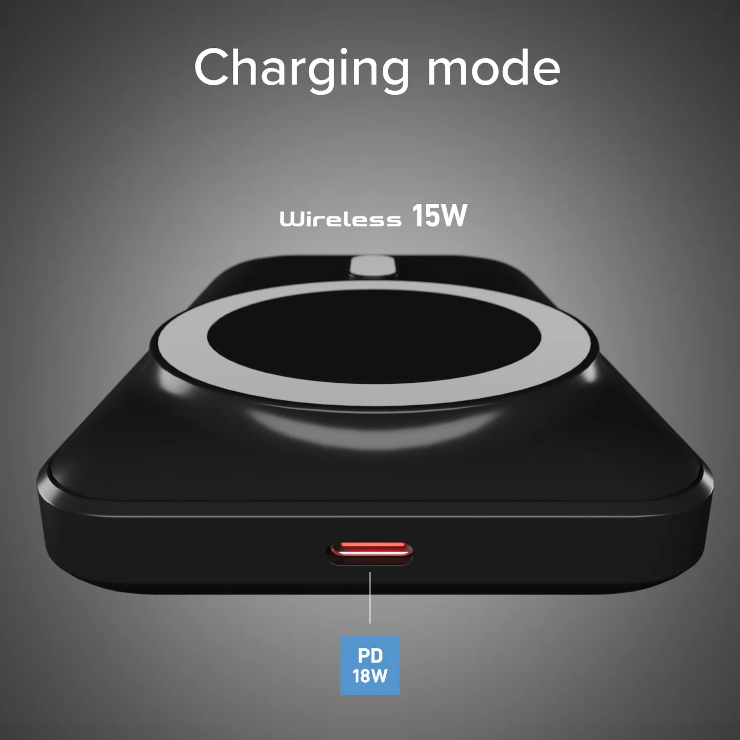 SBS Powerbank Wireless 10000 mAh mit Lüfter MagSafe