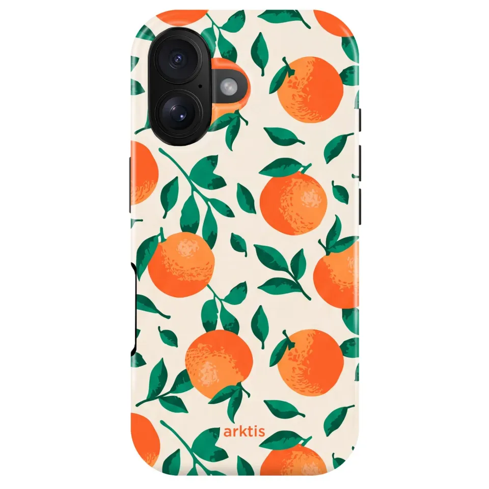 arktis Orange Tree iPhone 16 Hülle MagSafe