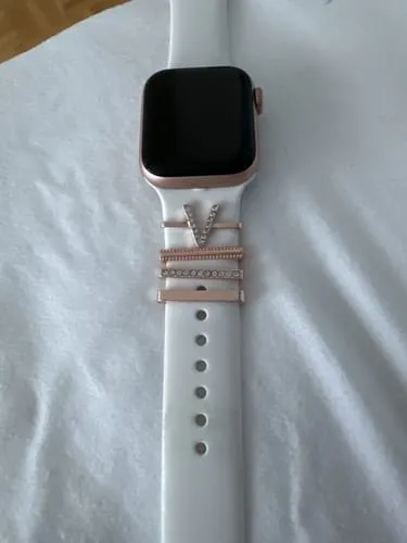 arktisband Apple Watch Charms Buchstabe V Initial Gold