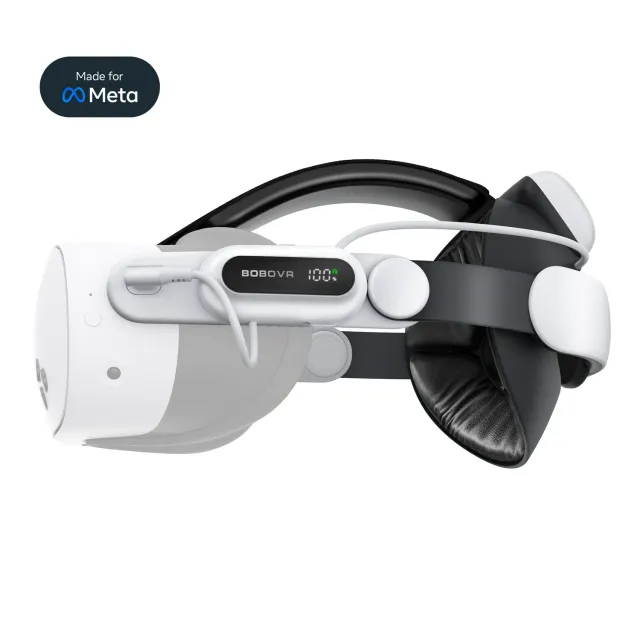 BOBOVR E3 Pro Akku Strap Quest 3/3S 10000mAh schwarz