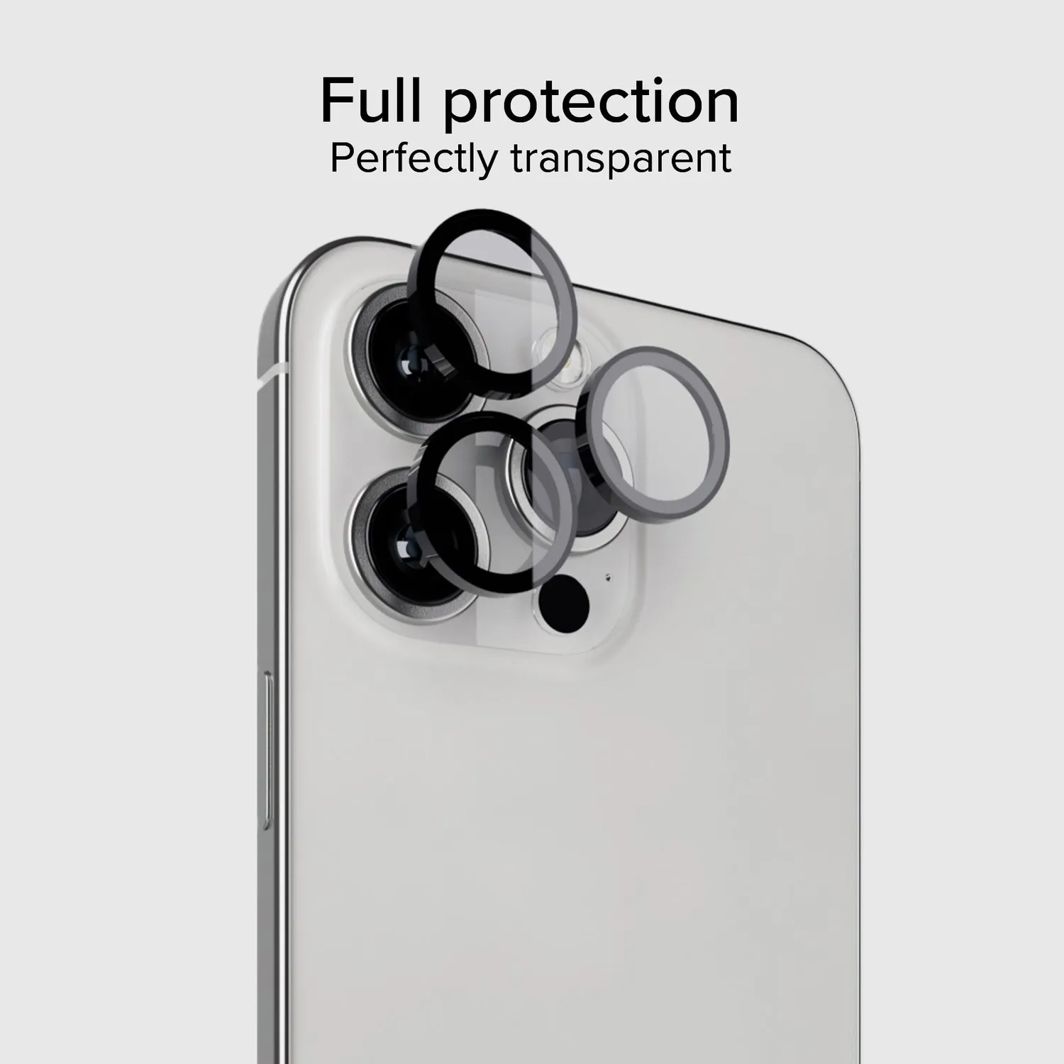 SBS Kameraschutz Linsenglas iPhone 16 Pro schwarz 9H Set