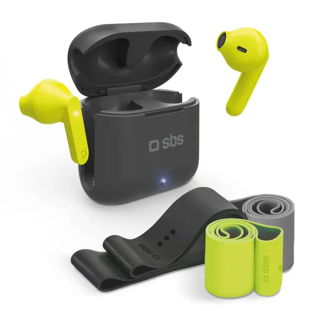 SBS TWS Kopfhörer Fitnessbänder Set Sport