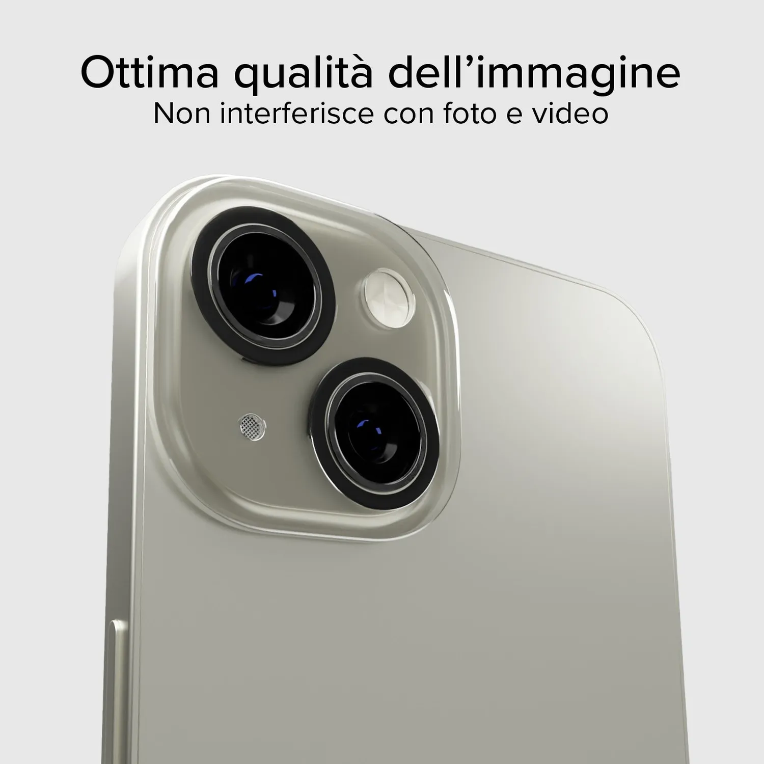 SBS Kameraschutz iPhone 14/14 Plus Glas transparent